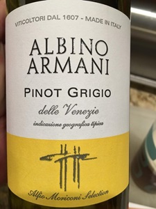 Albino Armani Pinot Grigio 2014 Expert Wine Review Natalie